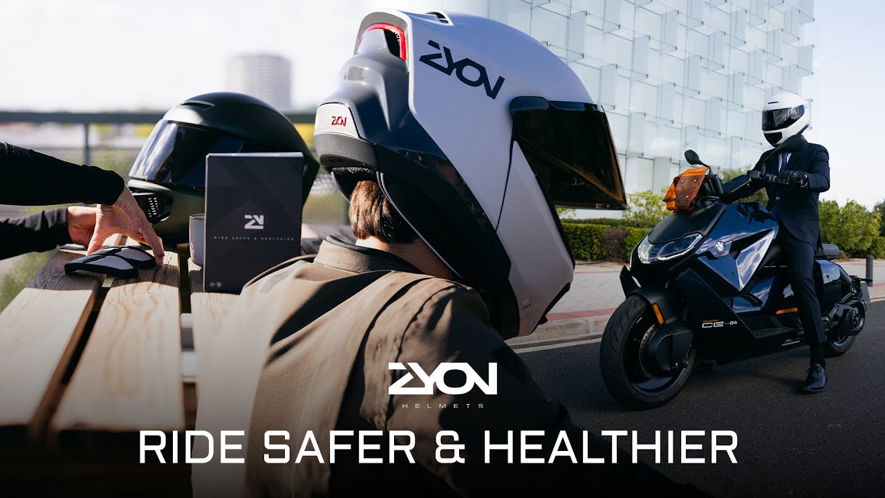 The first helmet that protects against air pollution - ZYON Helmets - YouTube