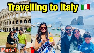Journey to Rome  | Europe travel with baby | Italy travel series Ep1