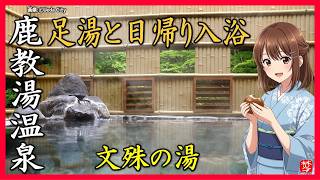 【鹿教湯温泉･文殊の湯と足湯Vlog】足湯と名湯でリフレッシュ。鹿教湯温泉観光交流センター＆文殊の湯で日帰り温泉満喫旅