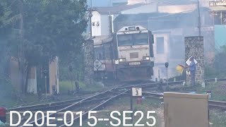 preview picture of video '[Tàu Tết] D20E-015 kéo tàu khách SE25 vào ga Diêu Trì cuối năm Đinh Dậu(15/2/2018)'