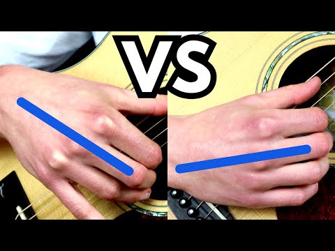 Die beste Zupfhand Haltung für Anfänger: So hältst du die rechte Hand