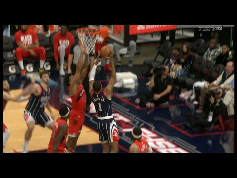 Scottie Barnes with the Nasty Swat - Raptors vs Rockets | Feb 3, 2023