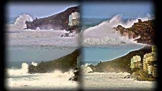 preview picture of video 'Sea Storm in Malpica'