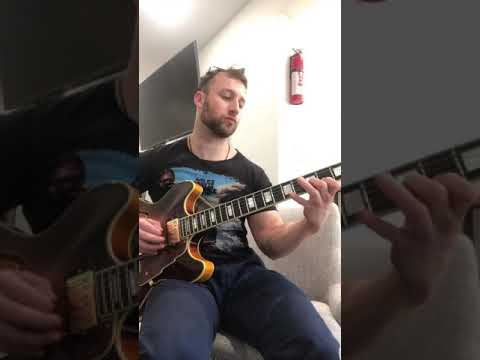 Coleman Hawkins solo from Voodte transcribed on guitar