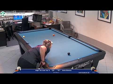 Turtle Hunter Season Day 3 - 9 Ball Event / Denise Steinmetz vs. the "Turtle" Holger Vier +8