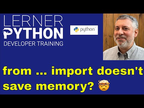 "import" vs. "from .. import" in Python: Which uses more memory?