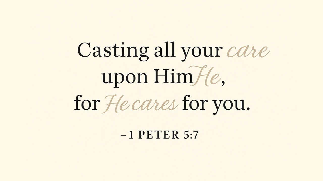 8 Hour Bible Verse Screensaver for Anxiety 📺 | Peaceful TV Display of God’s Comforting Promises