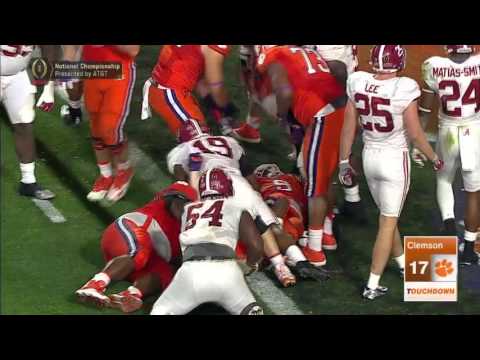 Scoring Plays, 2016 CFP National Championship