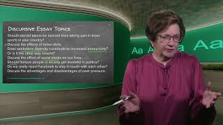 12.7 PROCESS WRITING THE ESSAY - WRITING THE DISCURSIVE ESSAY