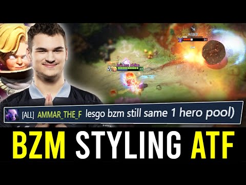 BZM GrandMaster INVOKER making AMMAR mad DOTA 2