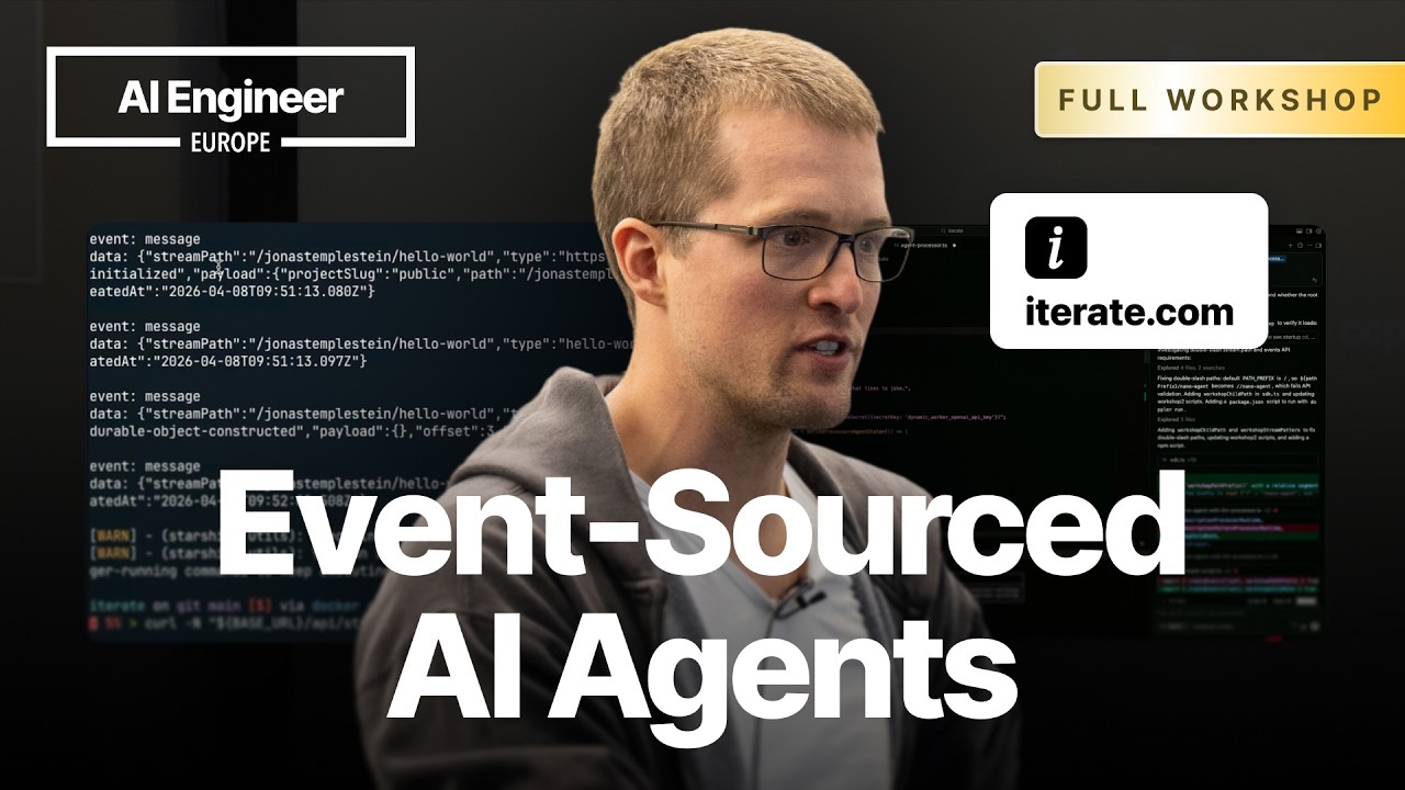 Event-Sourced Agent Harness with Stream Processors - AI Engineer