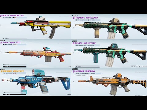 New Attachment Skins, Weapon Skins - Battle pass, Alpha packs - Operation North Star
