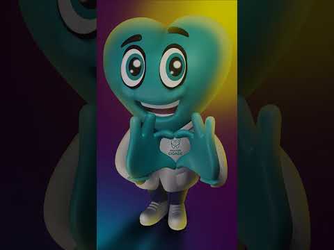 Criação mascote em 3D Odonto Medic, Doutor Cidade - Alvinópolis/MG.