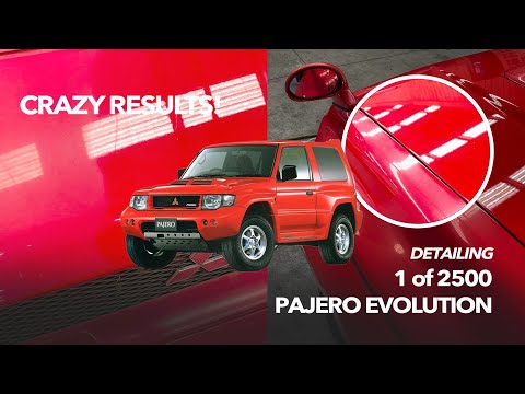 Reviving the paintwork on an ULTRA RARE Mitsubishi Pajero EVOLUTION | Auto Attention