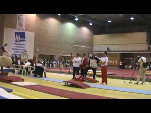 Grishina Anastasia RUS   Vault  2  Mikhail Voronin Cup 17.12.2009 http://www.sport-gymnastics.ru