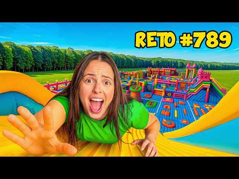 CHALLENGES IN A GIANT INFLATABLE PARK!