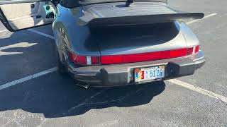 1989 Porsche 911 Carrera cabriolet-Start Up