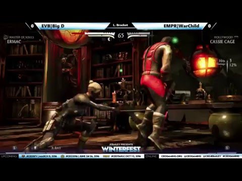 "BBR" MKX At CEO Winterfest 2016 - EVB Big D vs EMPR WarChild  (1080p HD)