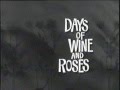 Days of Wine and Roses opening theme by Henry Mancini