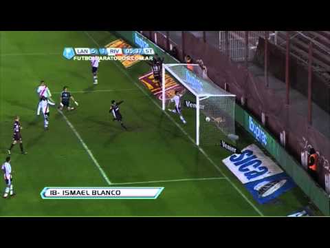 Gol Blanco. Lanús 5  River 1. Torneo Final 2013. Fecha 18. Fútbol Para Todos.