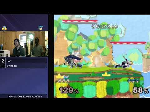 MMOM Bi-Monthly 12 SSBM - Tian (Sheik) vs. Swiftbass (Marth) - Melee LR3