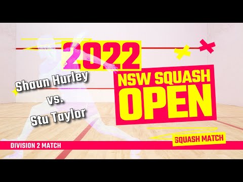 Squash Match from the NSW Squash Open 2022 | Shaun H vs. Stu T