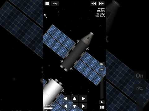 Beginning of huge Space Station In Spaceflight Simulator