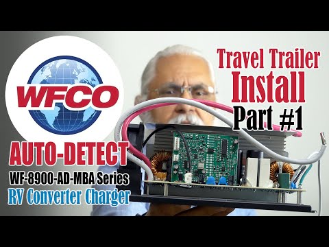 RV ELECTRONICS: WFCO Auto Detect Converter Charger Lithium Upgrade! #WFCO #AoLithium