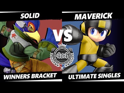 4o4 Smash Monthly 11 - Solid (Falco) vs LTS| Maverick (Link, Mega Man) - Winners Round 1