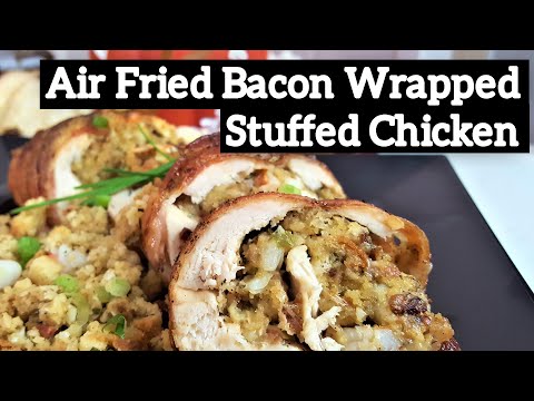 Bacon Wrapped Chicken Breast Air Fryer Recipe You Need to See!