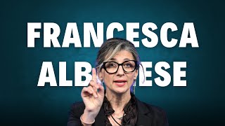 How to pronounce Francesca Albanese