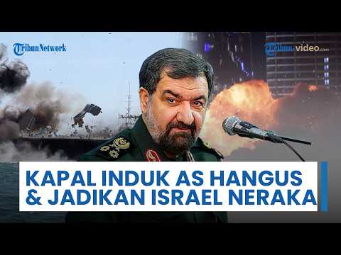 Update Perang Timur Tengah: Kapal Induk AS Terbakar serta Rudal Iran akan Ubah Israel seperti Neraka