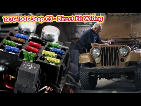 1976-86 Jeep CJ - Direct Fit Wiring by Painless