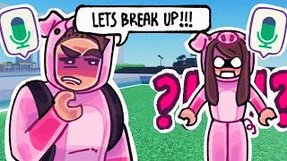 BREAKING UP With STRANGERS In Roblox VOICE CHAT...
