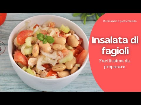 INSALATA DI FAGIOLI, perfetta in tutte le stagioni🍅🧅🥒