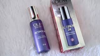 Download lagu OLAY RETINOL 24 NIGHT SERUM REVIEW mp3