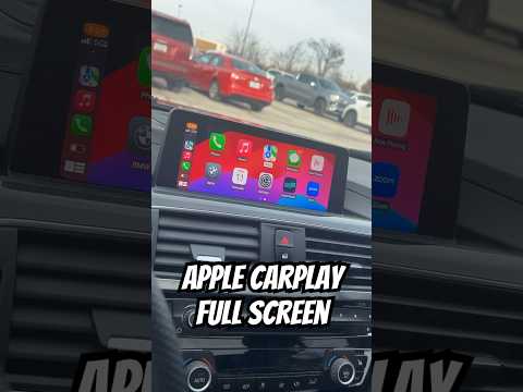 iDrive Coded Full Screen Apple CarPlay on my BMW F30 340i 👀 #bmw #applecarplay #f30 #iDrive #340i