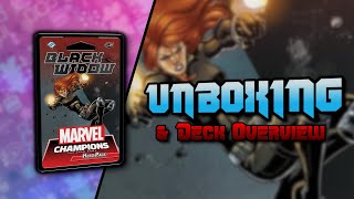 Marvel Champions Black Widow Hero Pack Unboxing and Deck Overview |  Fantasy Flight Games ​