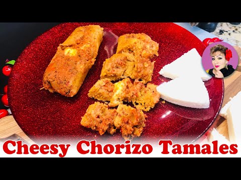 Cheesy Chorizo Tamales