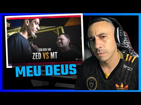 ZEN REACT-  MEU DEUS 🤯🔥🔥 ZED X MT   2° FASE   BATALHA DO COLISEU   EDIÇÃO 148