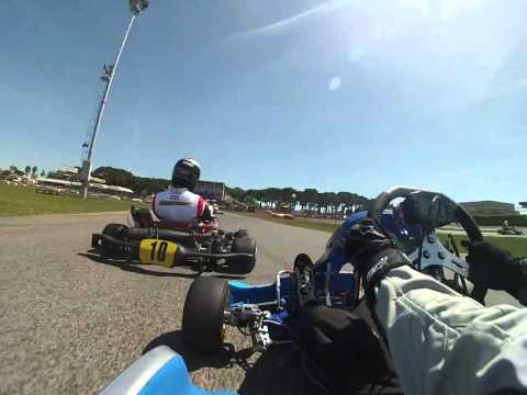 Fabio Visentin - Paraplegic karting driver OnBoard - Jesolo - X30 Challenge Italia 10-05-2015 Race1