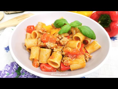 Pasta con salsiccia e peperoni, come la faceva nonna Carmela