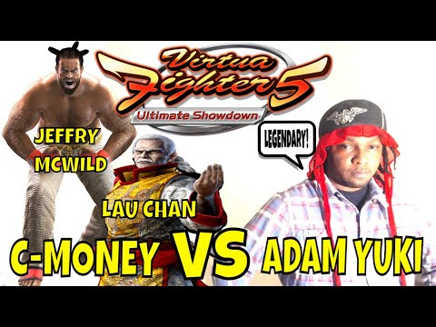 VF5US- C-MONEY VS ADAM YUKI! (Virtua Fighter 5: Ultimate Showdown)- Lau Chan VS Jeffry Matches, FGC.