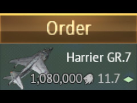 Stock Grind Harrier GR.7 It's Painful Until I Get AIM-9M🚀. It Takes 570 Minutes to Spaded💀