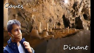 Going Undergroup in Dinant Belgium at the Grottos La Merveilleuse