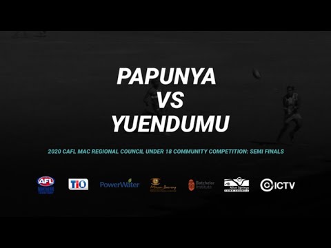 Papunya vs Yuendumu: Semi Final - 2020 TIO CAFL Mac Regional Council U18 Community Competition