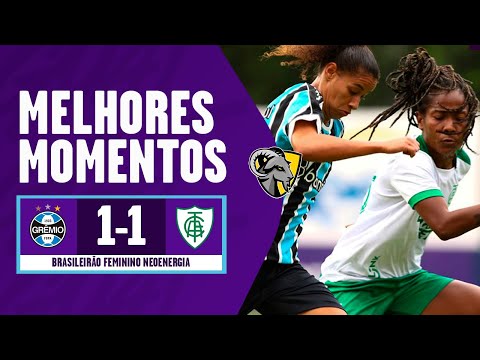 Gols e lances de Grêmio x América-MG