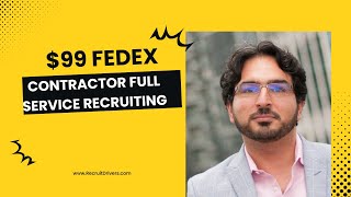 FedEx Ground Contractor Recruiting - Full Service for Just $99
