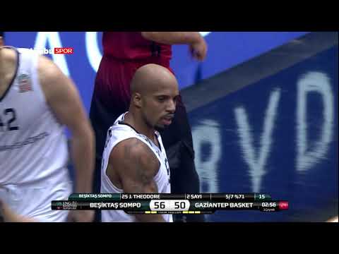 Maç Özeti:Beşiktaş Sompo Sigorta - Gaziantep Basketbol 12.Hafta Maç Özeti