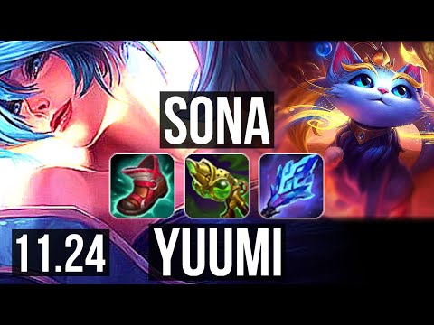SONA & Ashe vs YUUMI & Jinx (SUP) | 6/1/19, 66% winrate, Rank 12 Sona | BR Grandmaster | 11.24